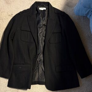 Calvin Klein Men's Classic Black Military Jacket